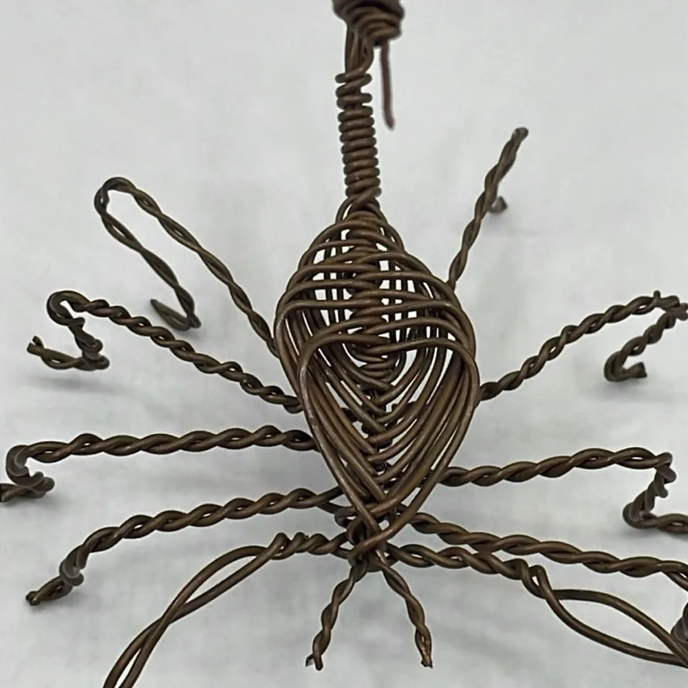 Handcrafted Brown Wire Scorpion Sculpture